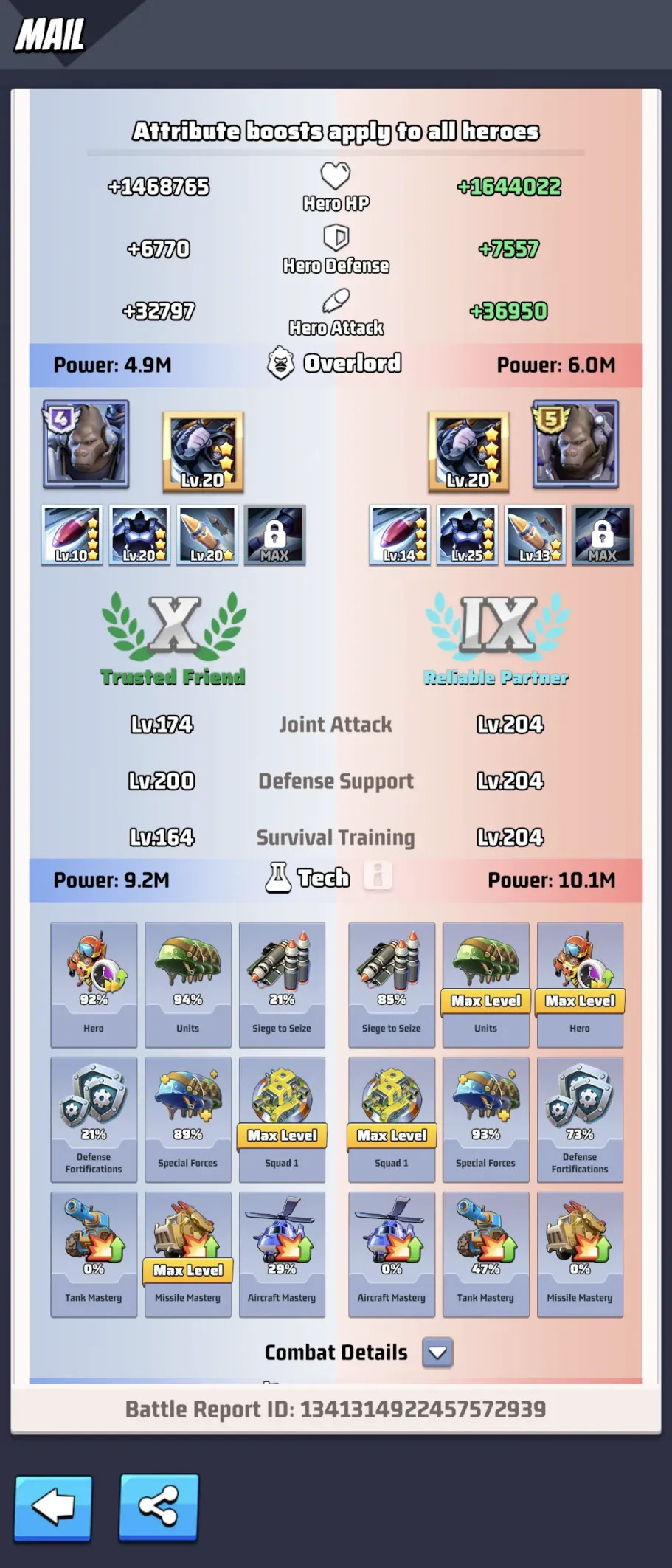 Helden Attribut Boost | Last War