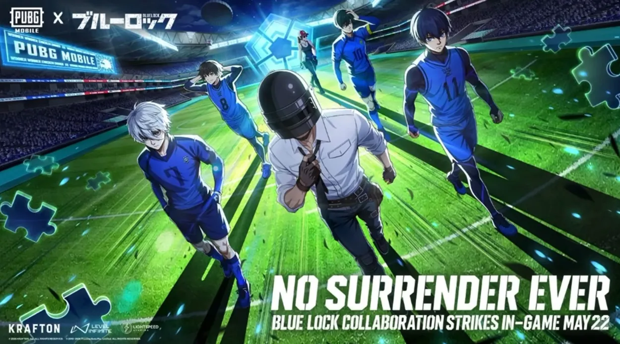 PUBG Mobile X Blue Lock Collaboration