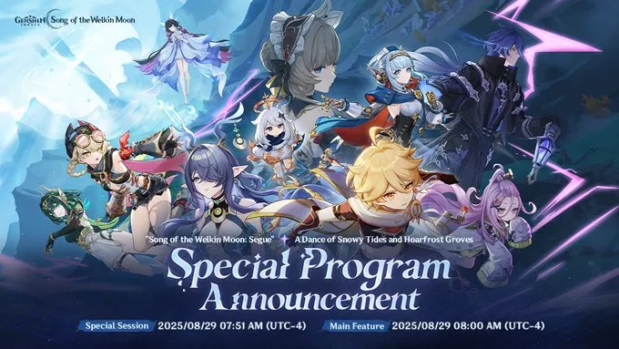 Genshin Impact 6.0 livestream