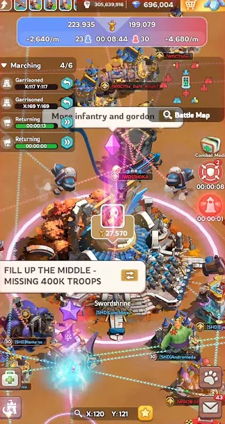 Mid-Game Execution: Swordshrine and Buff Control