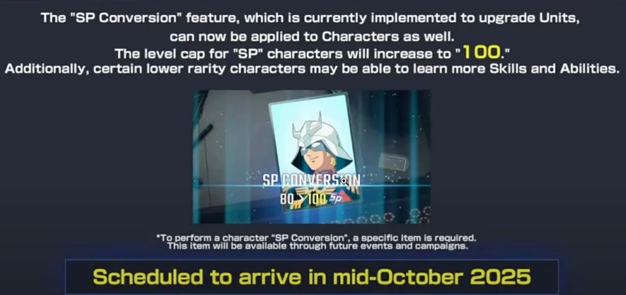 Character SP (Mid-October)
