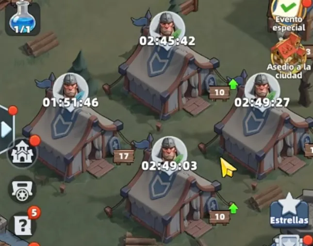 Keep Troops and Barracks Moving