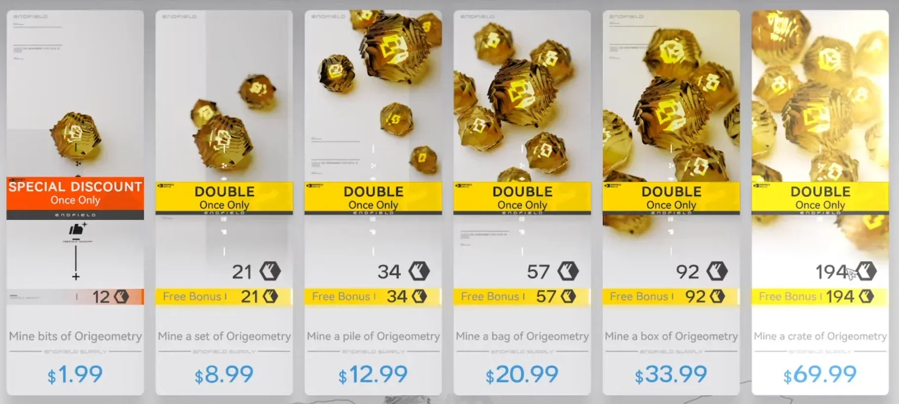 arknights endfield first top up bonus