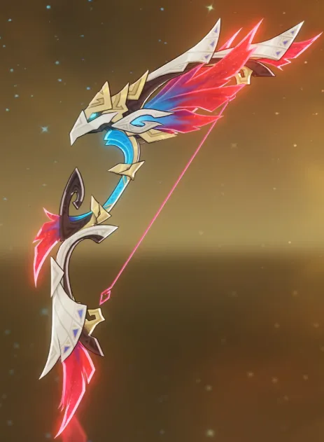 Astral Vulture's Crimson Plumage