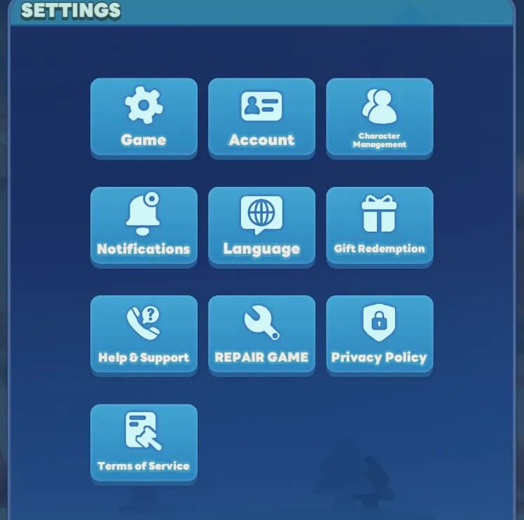 Settings