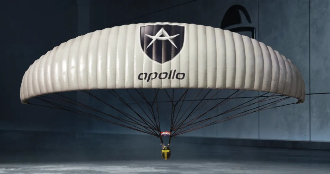 Apollo-themed parachute