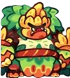 T4 Primakong final evolution with a leafy mane and crossed arms