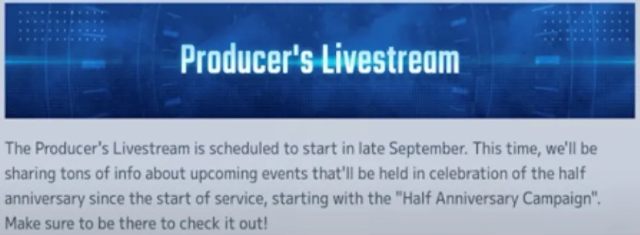 Half-Anniversary Event Preview 