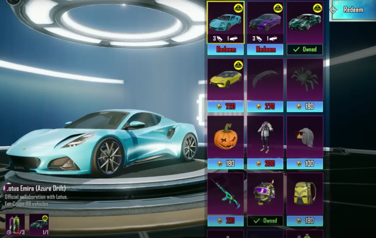 New themed items