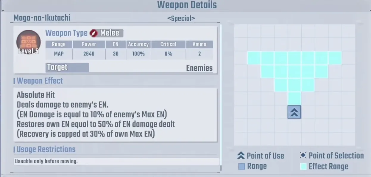 MAP weapon 'Maga no ikutachi'