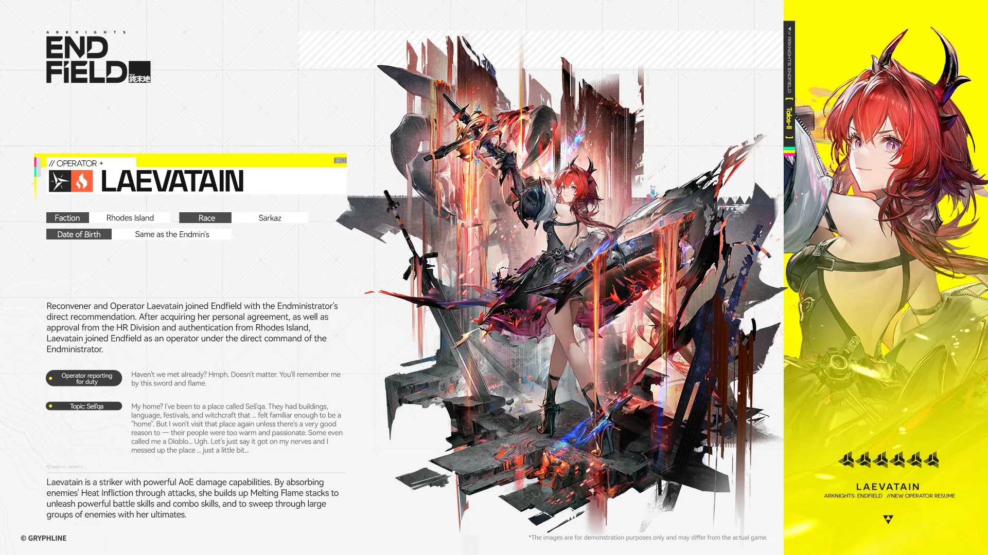 Arknights: Endfield Laevatain