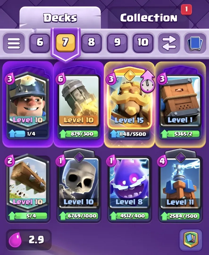 Miner-Rakete-Kontrolle