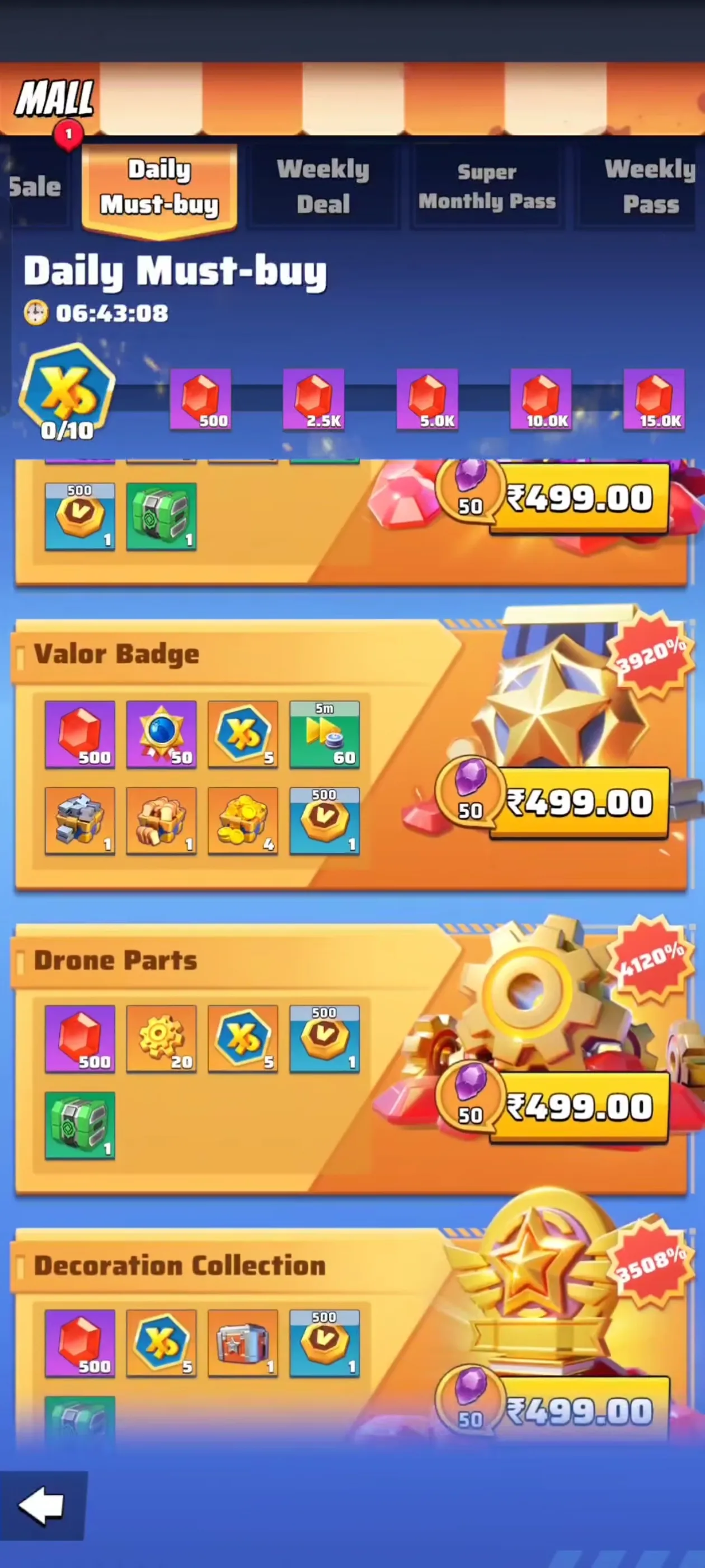 Daily Must-Buy Packs