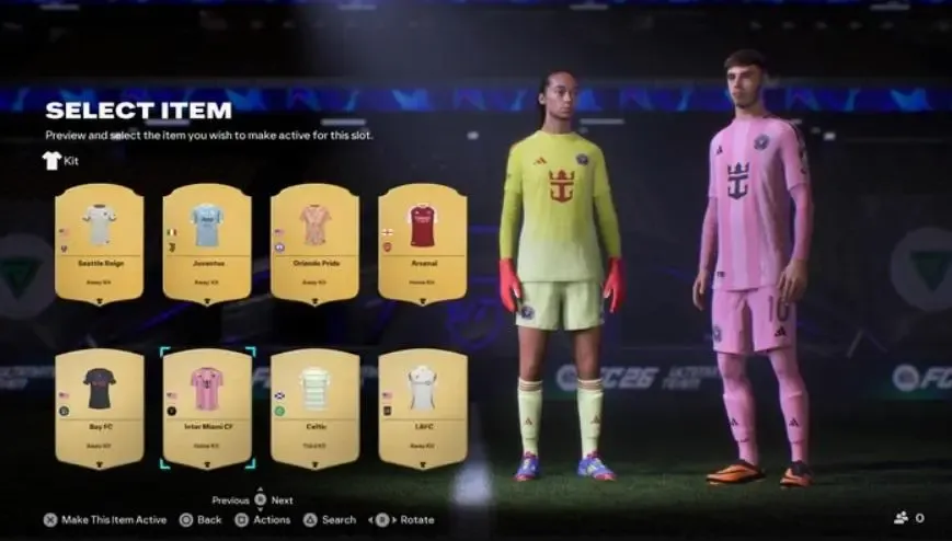 Selling Kits and Club Items