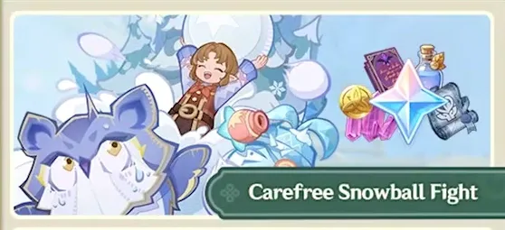 Genshin Impact 7.1 Carefree Snowball Fight event