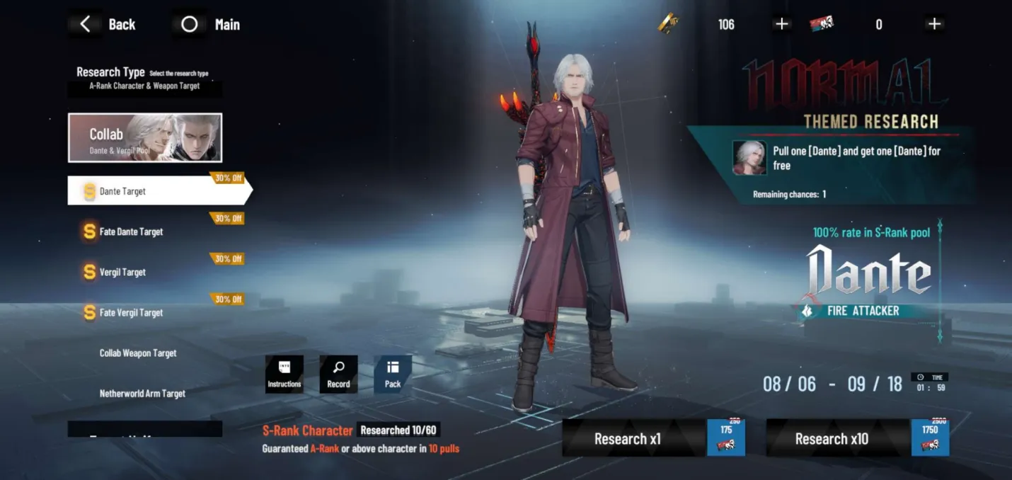Dante in PGR
