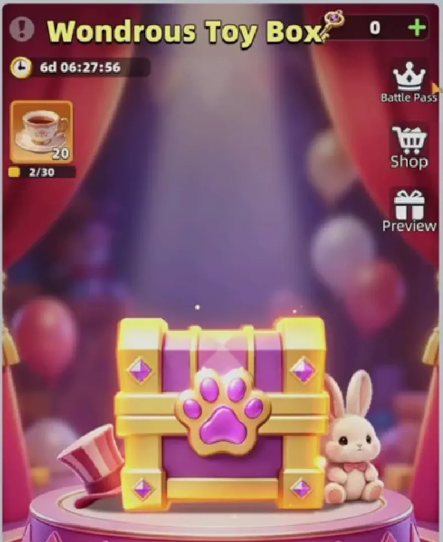 «Чудесная коробка с игрушками»(Wondrous Toy Box)