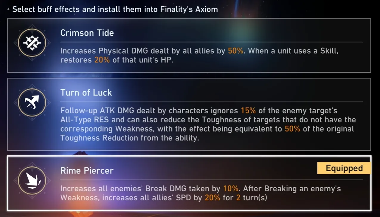 Apocalyptic Shadow buff