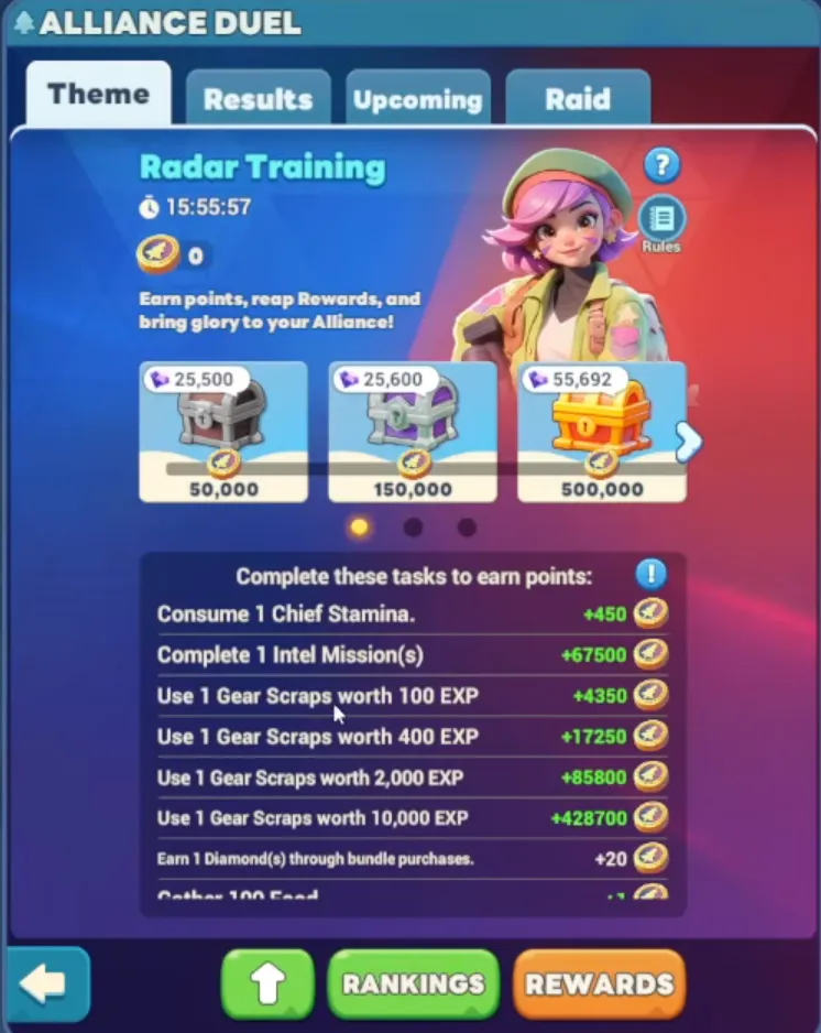 апгрейд снаряжения