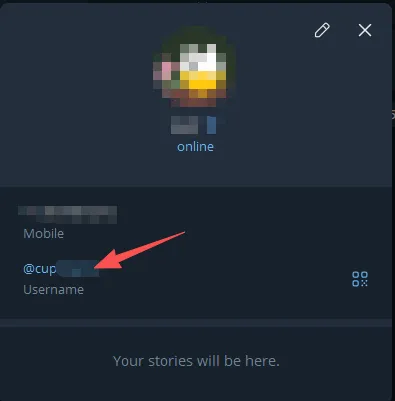 Как узнать свой Telegram Username