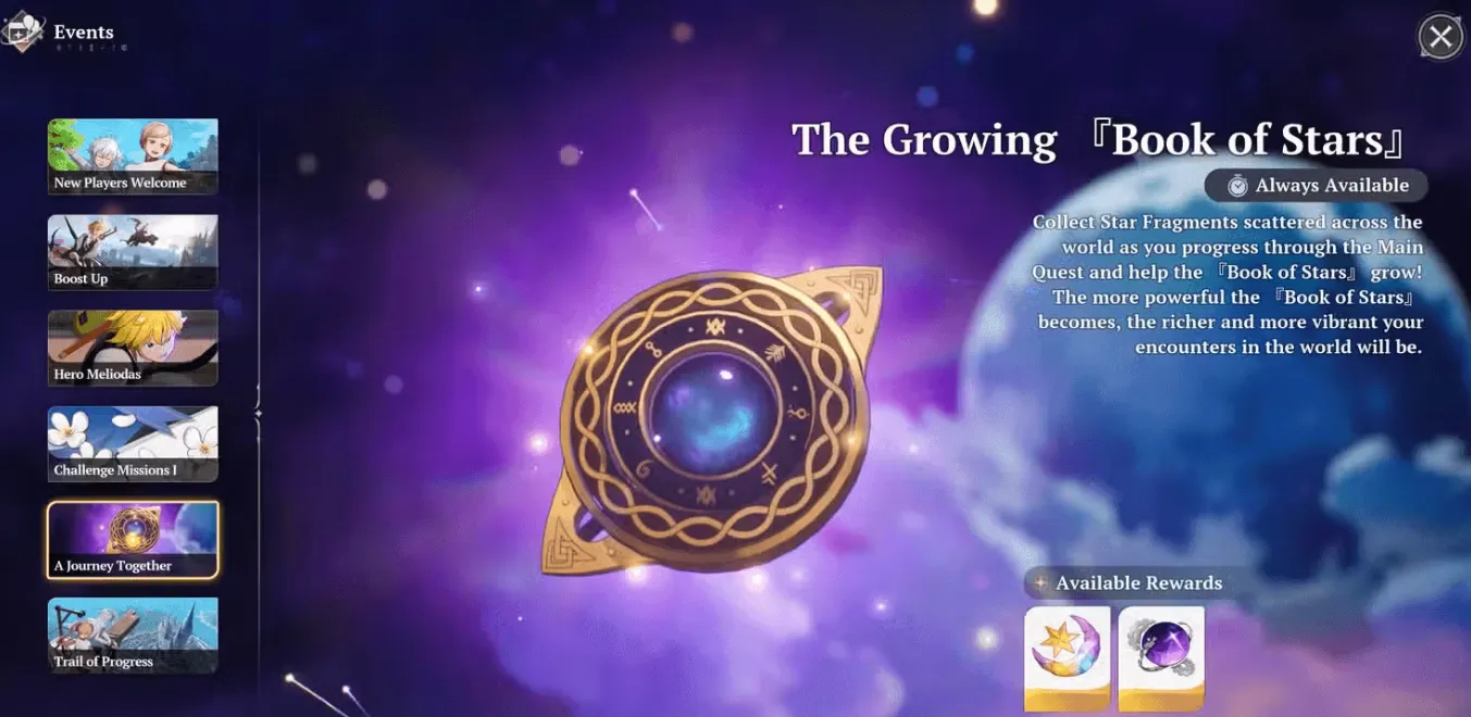 7DS the book of stars