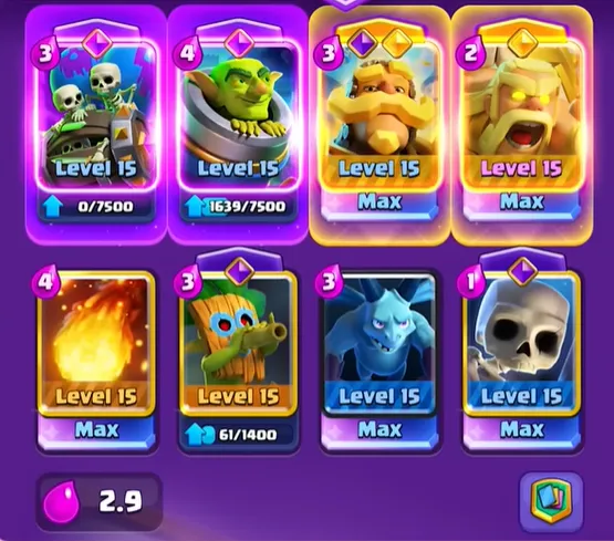 Clash Royale Arena Decks