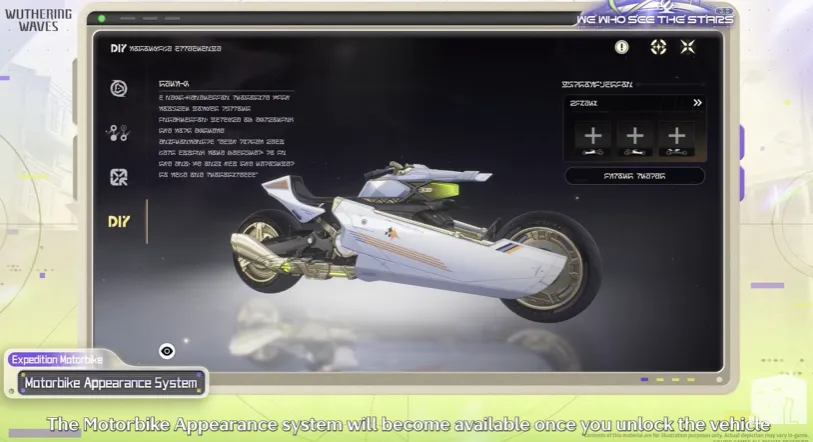 Motorbike Appearance System