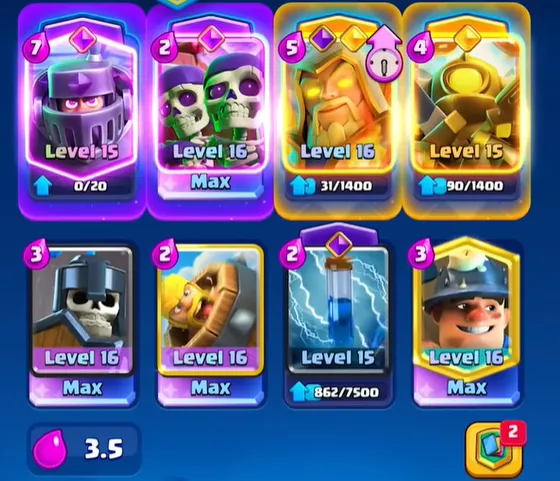 Clash Royale Arena Decks