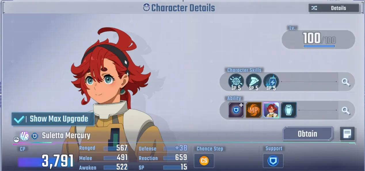 Pilot: Suletta Mercury