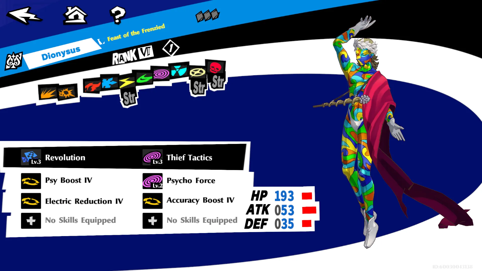 Dionysus (Strategist, Rank 7)