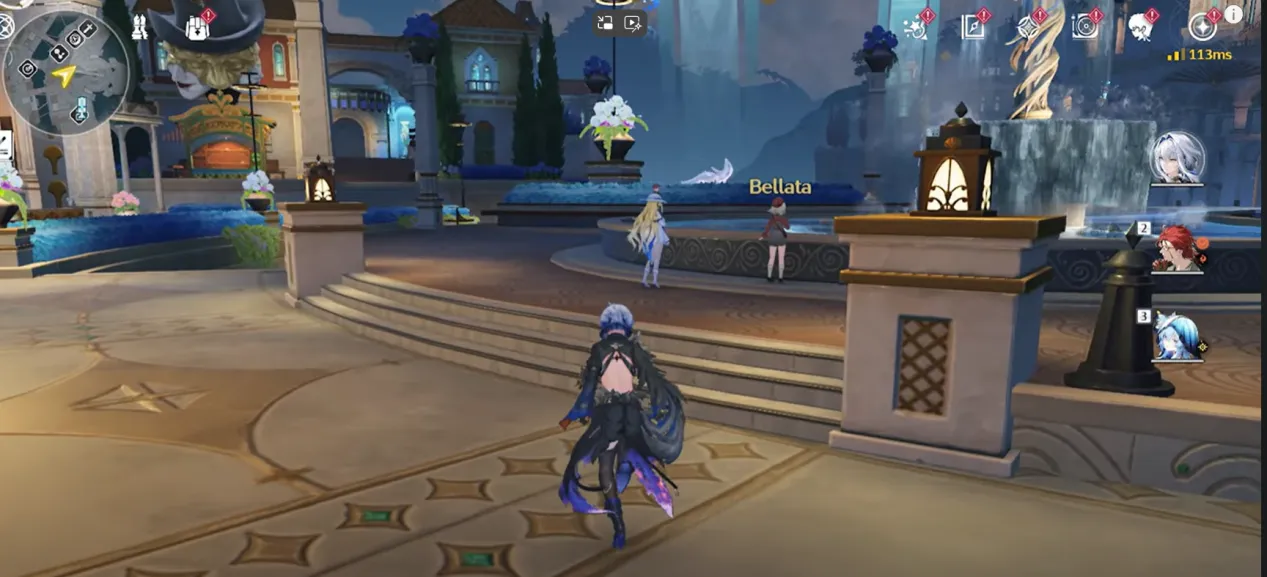 Resonance Nexus Location at the Fountain in Ragunna City