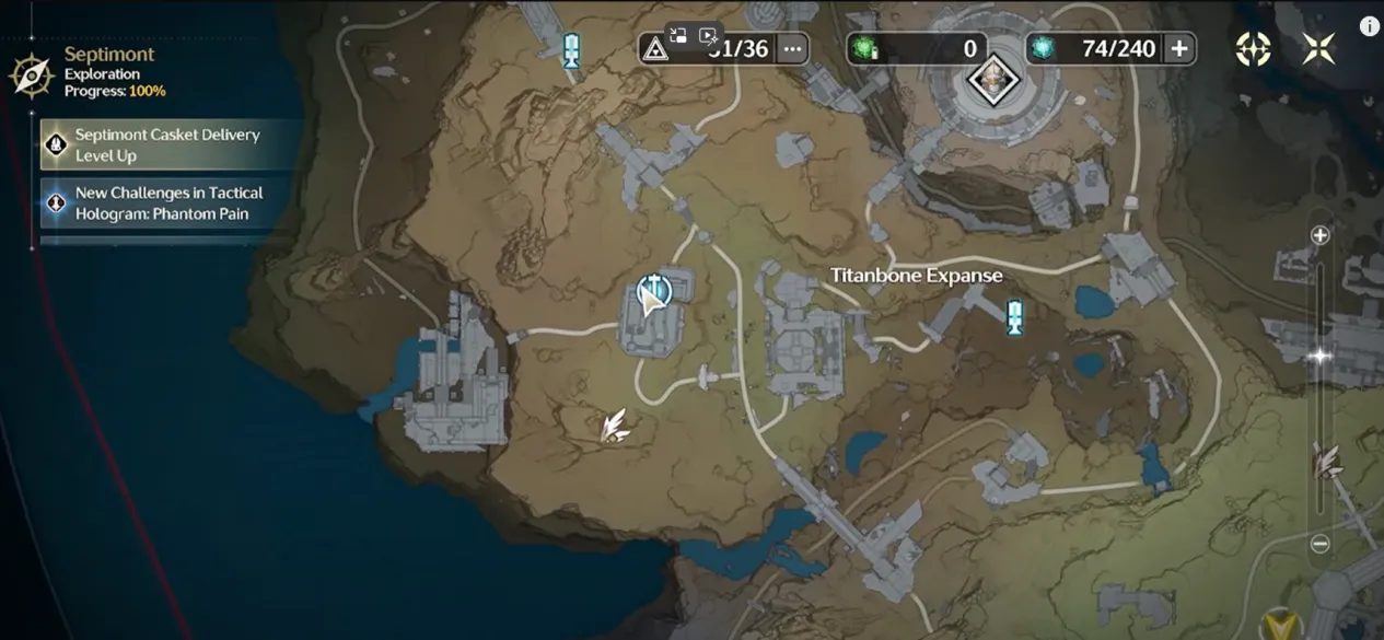 Resonance Nexus Location at the Titanbone Expanse Platform