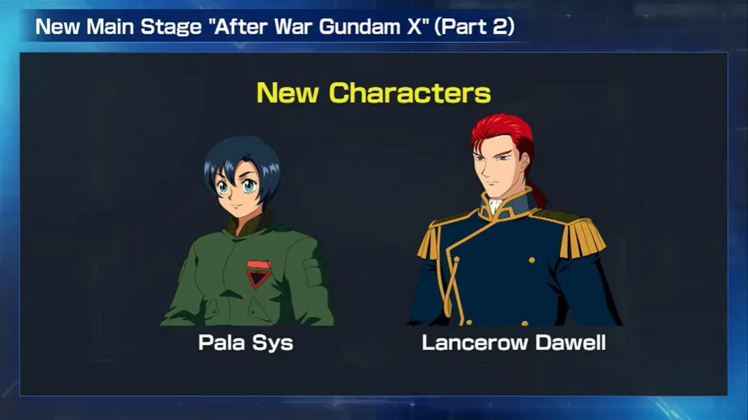 After War Gundam X Part 2 New Characters